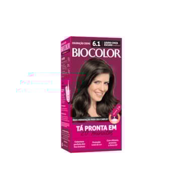 Tintura Biocolor Mini Kit 6.1 Louro Cinza