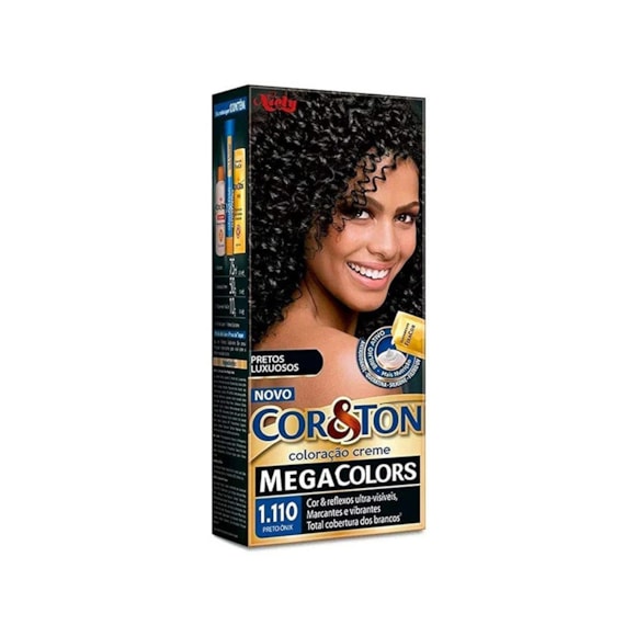 Tintura Cor & Ton 1.110 Preto Onix