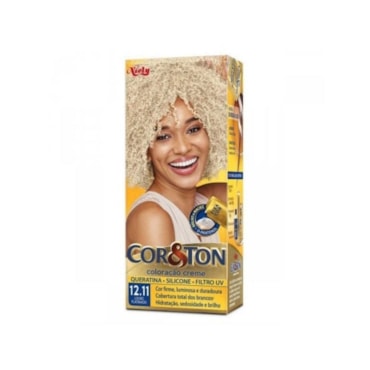 Tintura Cor & Ton 12.11 Louro Platinado Cinza Intenso