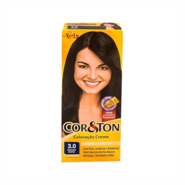Tintura Cor & Ton 3.0 Castanho Escuro