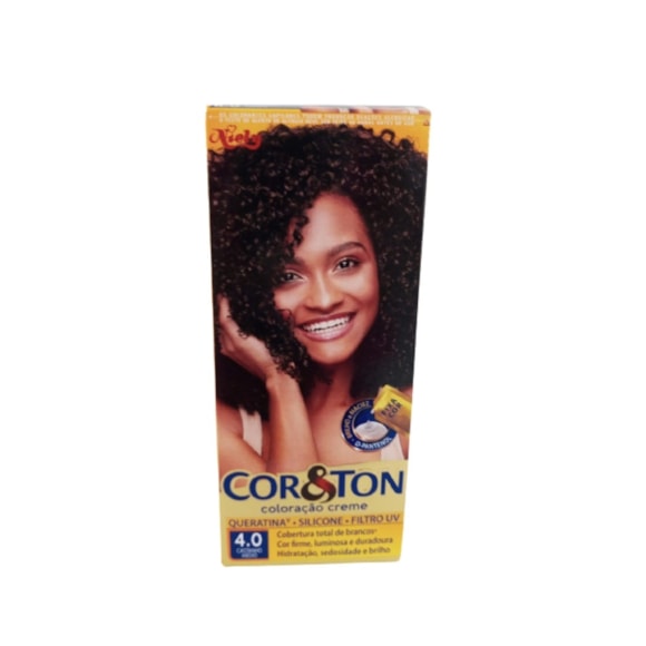 Tintura Cor & Ton 4.0 Castanho Médio 