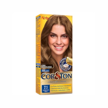 Tintura Cor & Ton 7.1 Louro Cinza Médio