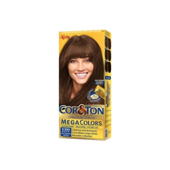 Tintura Cor & Ton 7.777 Louro Marrom Intenso