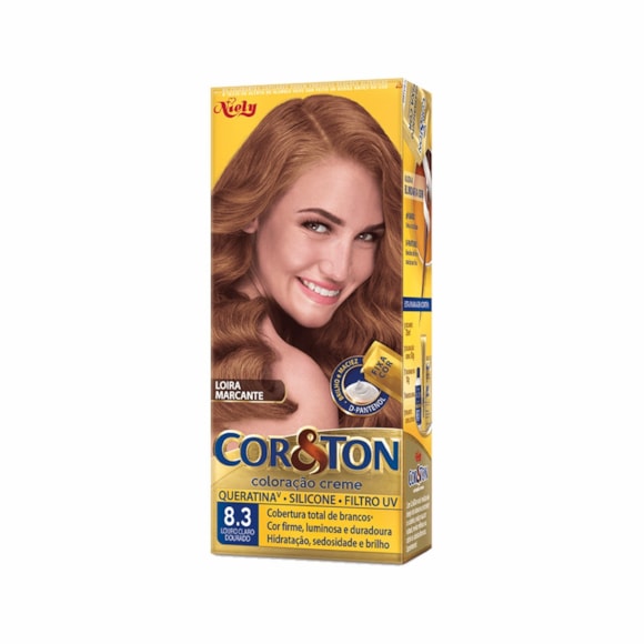 Tintura Cor & Ton 8.3 Louro Claro Dourado