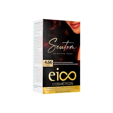 Tintura Eico Seu Tom 4.66 Castanho Vermelho Intenso