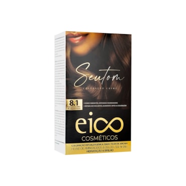 Tintura Eico Seu Tom 8.1 Louro Claro Acinzentado
