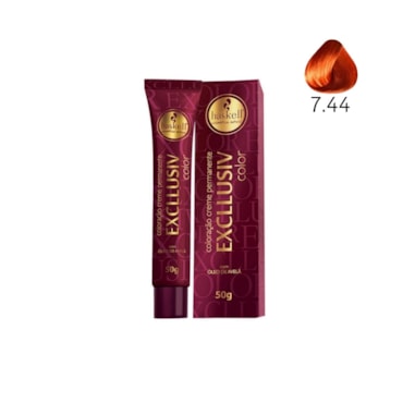 Tintura Haskell 7.44 Louro Médio Cobre Intenso