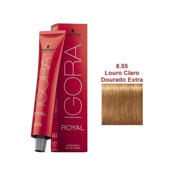 Tintura Igora Royal 8.55 Louro Claro Dourado