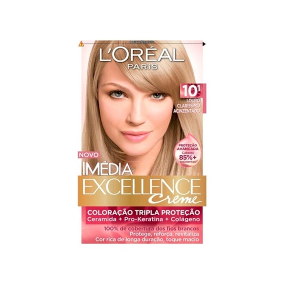 Tintura Imédia 10.1 Louro Claro Acizentado