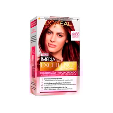 Tintura Imédia Vermelho Magníficos 4466 Vermelho Profundo