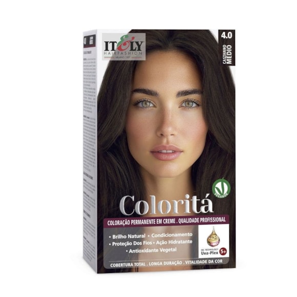 Tintura Itely Colorita 4.0 Castanho Médio