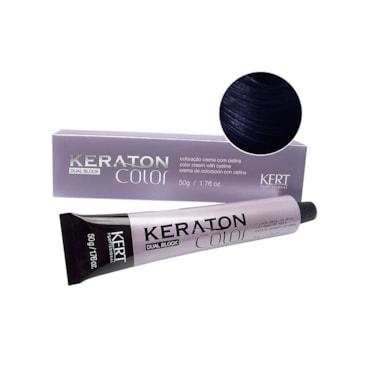Tintura Keraton Color Dual Block 2 Preto Azulado