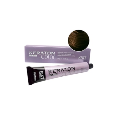 Tintura Keraton Color Dual Block 6.7 Louro Escuro Marrom
