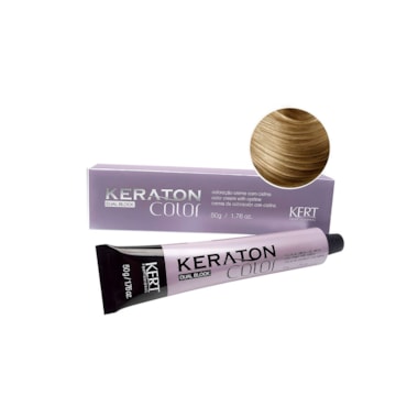Tintura Keraton Color Dual Block 9 Louro Médio Claro