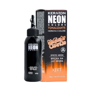 Tintura Keraton Neon Colors Nuclear Orange 100g
