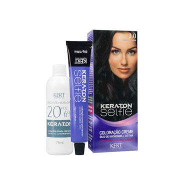 Tintura Keraton Selfie 3.0 Castanho Escuro