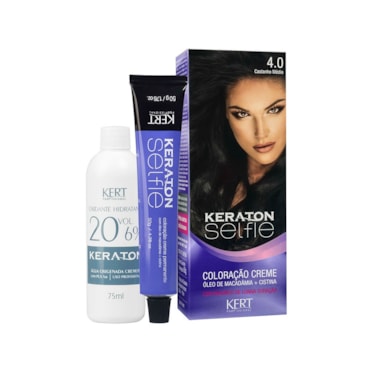 Tintura Keraton Selfie 4.0 Castanho Médio 
