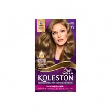 Tintura Koleston 7.1 Louro Cinza Médio 