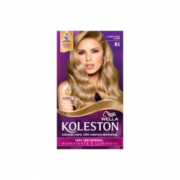 Tintura Koleston 8.1 Louro Cinza Claro