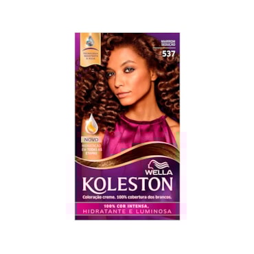 TINTURA KOLESTON KIT 5.37 MARROM SEDUCAO