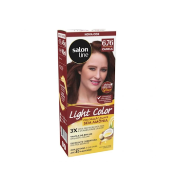 Tintura Light Color Profissional Salon Line 6.76 Canela