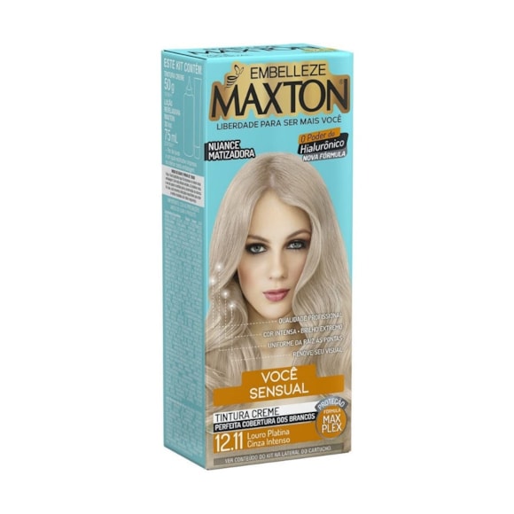 Tintura Maxton 12.11 Louro Platinado