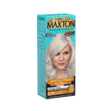 Tintura Maxton 12.111 Louro Platinado Cinza