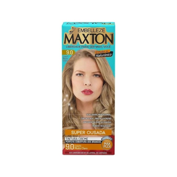 Tintura Maxton 9.0 Louro Muito Claro