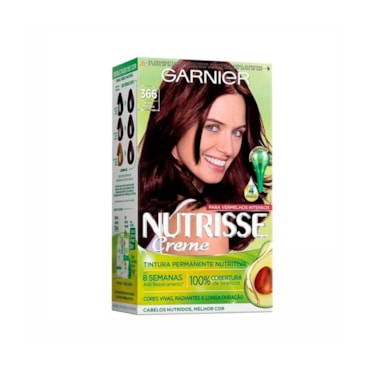 Tintura Nutrisse 366 Castanho Escuro Avermelhado Intenso