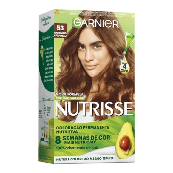 Tintura Nutrisse 53 Castanho Claro Dourado