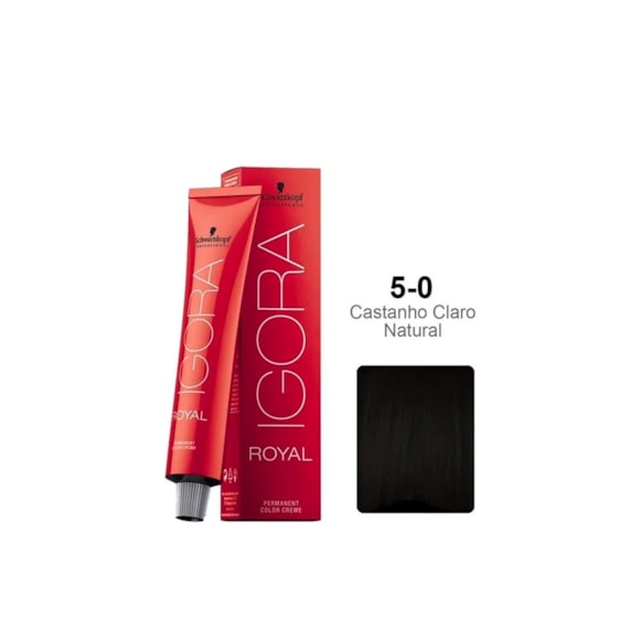 Tintura Schwarzkopf Igora Royal 5.0 Castanho Claro