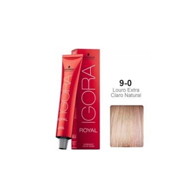 Tintura Schwarzkopf Igora Royal 9.0 Louro Extra Claro Natural