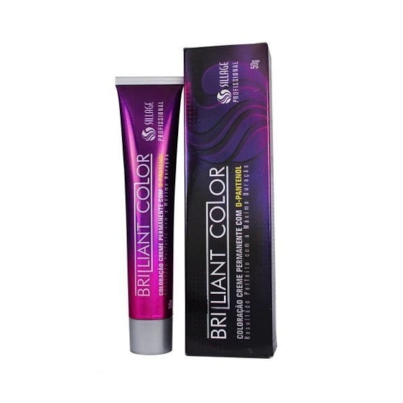 Tintura Sillage Brilliant Color 8.34 Louro Claro Dourado Acobreado 50g