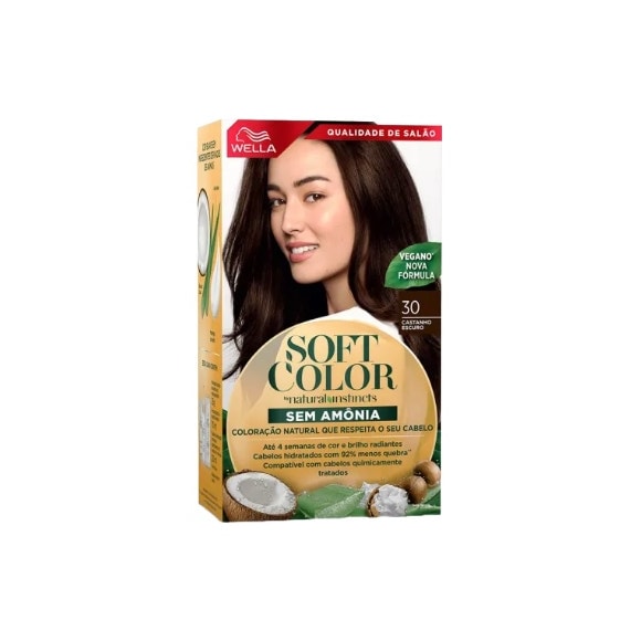 Tintura Soft Color 30 Castanho Escuro