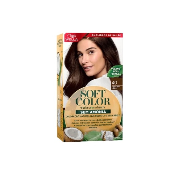 Tintura Soft Color 40 Castanho Médio 