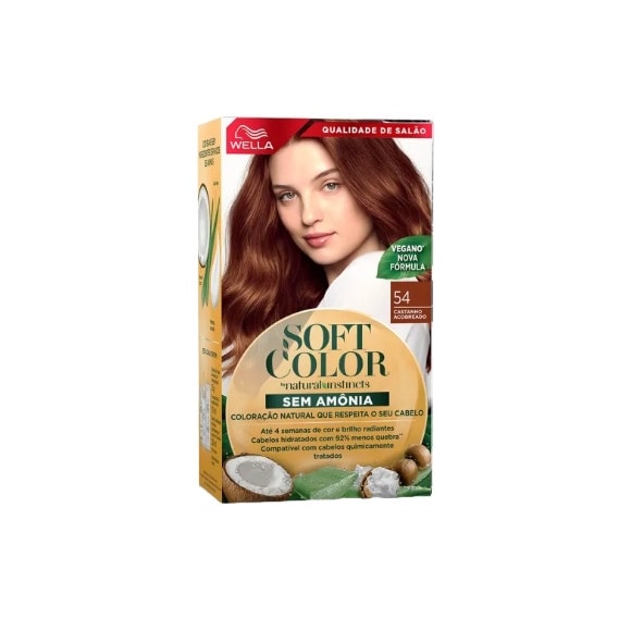 Tintura Soft Color 54 Castanho Acobreado