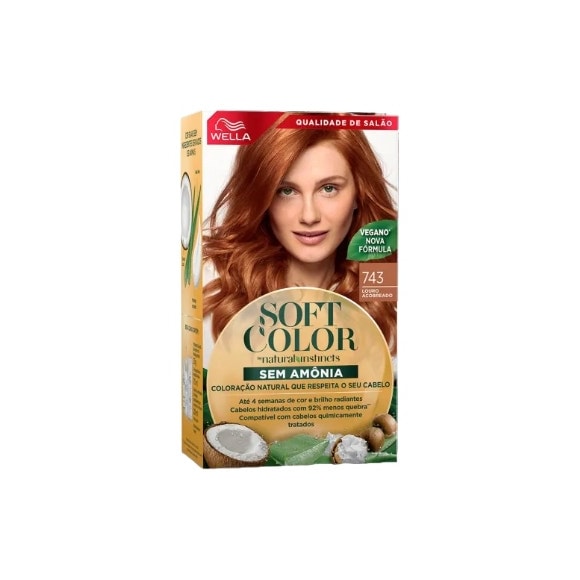 Tintura Soft Color 743 Louro Acobreado
