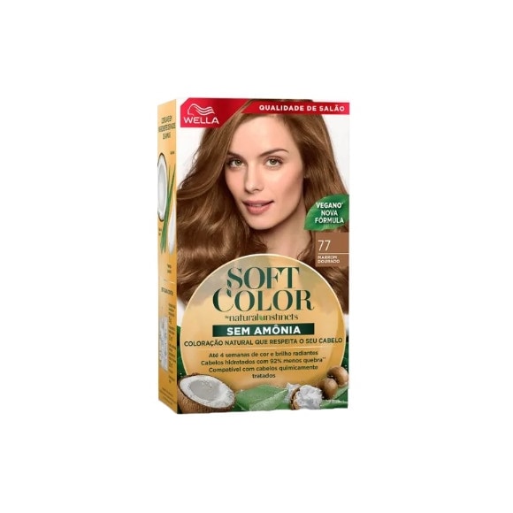 Tintura Soft Color 77 Marrom Dourado
