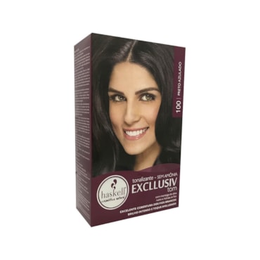 Tintura Tonalizante Haskell 100 Preto Azulado