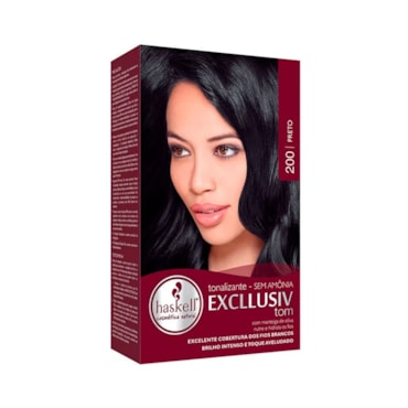 Tintura Tonalizante Haskell 200 Preto