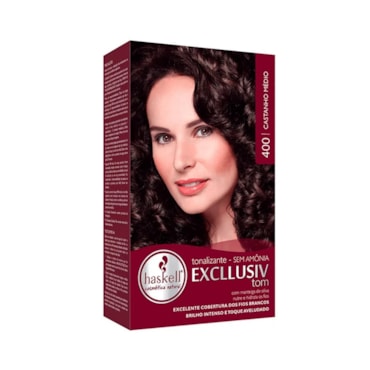 Tintura Tonalizante Haskell 400 Castanho Médio