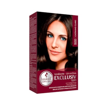 Tintura Tonalizante Haskell 500 Castanho Claro