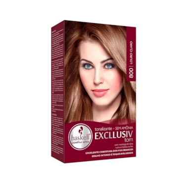 Tintura Tonalizante Haskell 800 Louro Claro