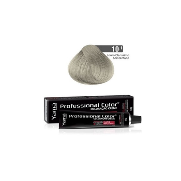 Tintura Yama Nano Infusion 10.1 Louro Claro Acinzentado