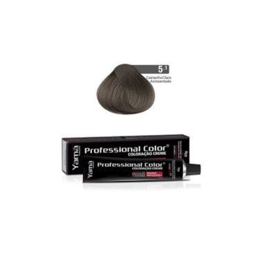 Tintura Yama Nano Infusion 5.1 Castanho Claro Acinzentado