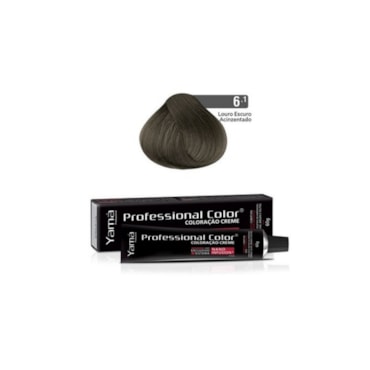 Tintura Yama Nano Infusion 6.1 Louro Escuro Acinzentado