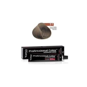 Tintura Yama Nano Infusion 7.17 Louro Médio Acinzentado Marrom