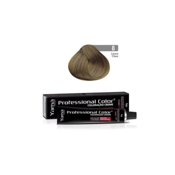 Tintura Yama Nano Infusion 8.0 Louro Claro