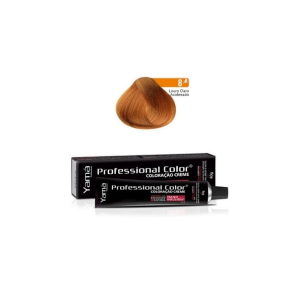 Tintura Yama Nano Infusion 8.4 Louro Claro Acobreado