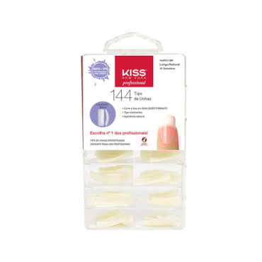 Tips De Unha Kiss Quadrado com 120un